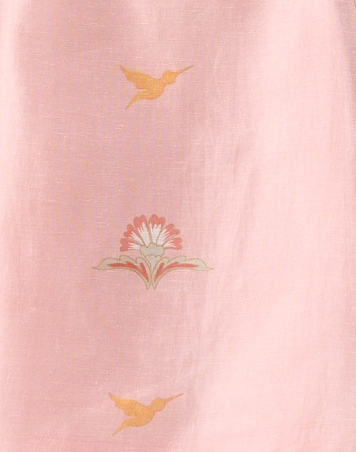 Stylish Adria Dress with Exquisite Pink and Blue Print