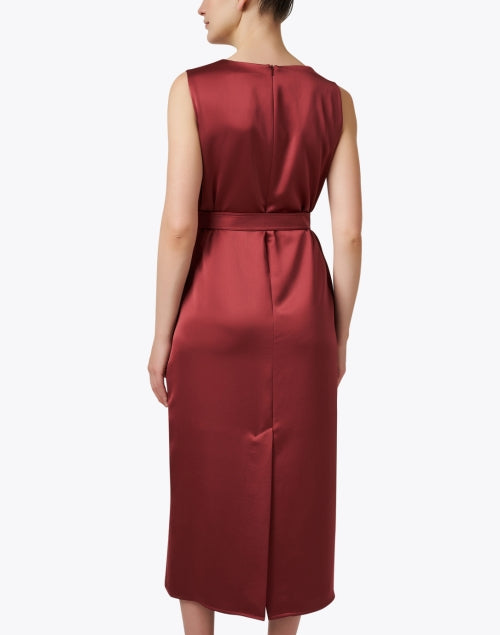 Weekend Max Mara Women's Baiardo Sleeveless Midi Rust Red Formal Dress