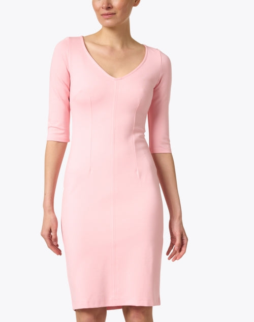 Chloe Kristyn's Stunning Pink Ponte Maggie Dress for Spring