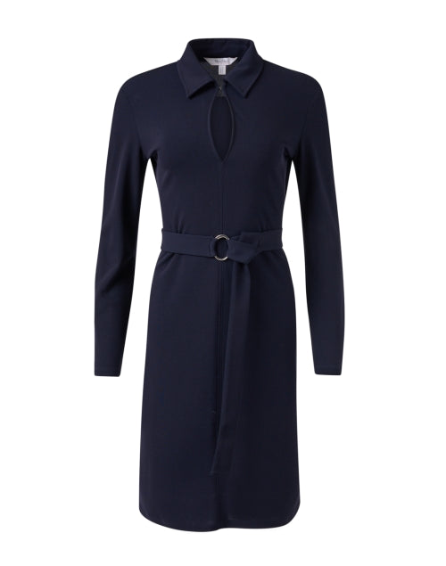 Navy Blue Dorema Women's Mini Dress by Max Mara Leisure