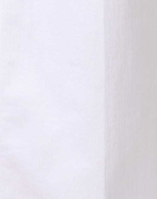 Tess Women's Breathable White Denim Wide - Leg Pants