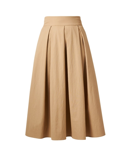 Stylish Tan Box - Pleated Skirt for Comfortable and Fashionable Wear