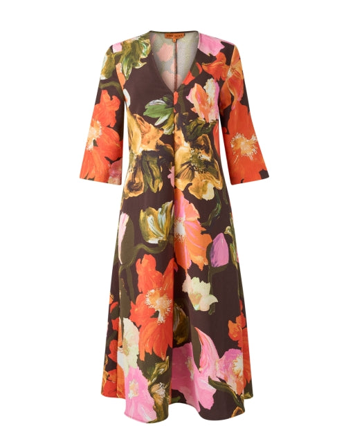 Vic Women's Floral Print Midi Dress