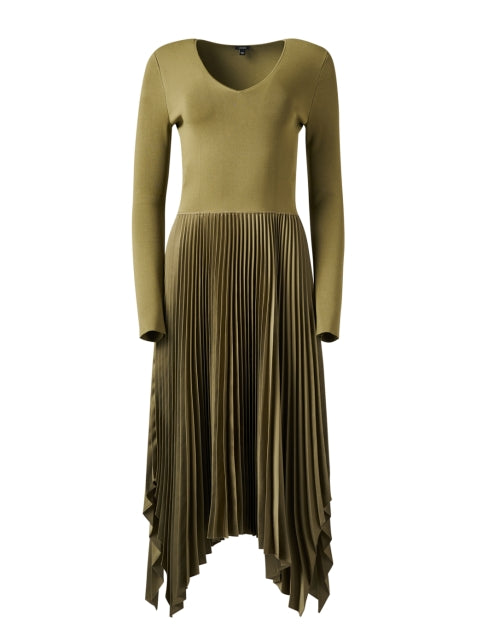 Dubois Women's Elegant Olive Green Formal Dress