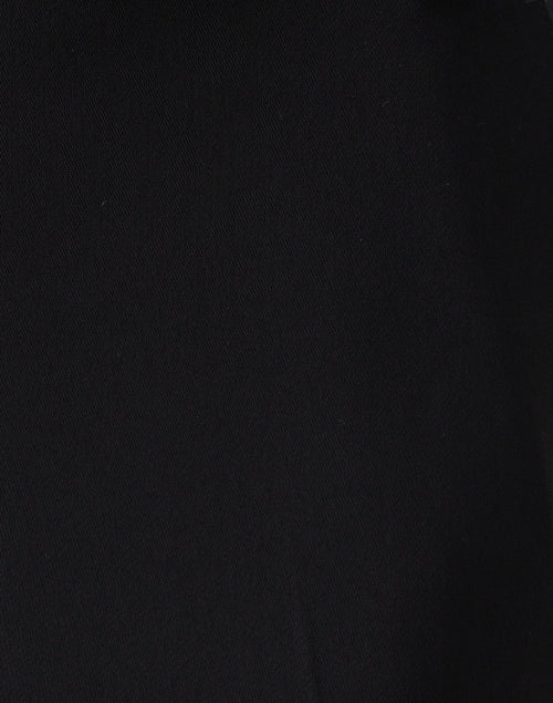 Stylish Black Pull - On Knit Tapered Pants
