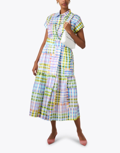 Etra Soft Pastel Shirts Style Women's Dress for Spring