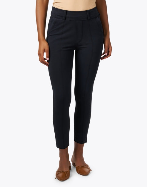 Navy Colored Pull - On Style Casual Pants for Fashion - Forward Looks