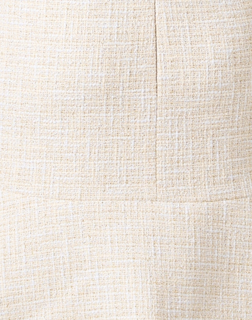 Elegant Ecru Tweed Chad Dress for Timeless Femininity
