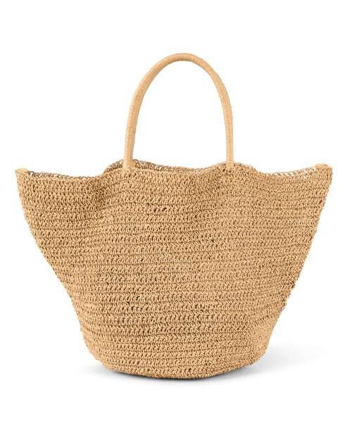 Handmade Natural Woven Raffia Ladies' Shoulder Tote Bag