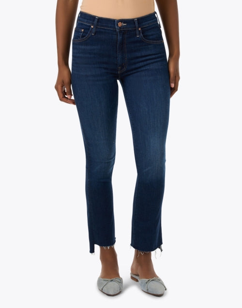 Insider Dark Blue Elastic Step Hem Everyday Jeans