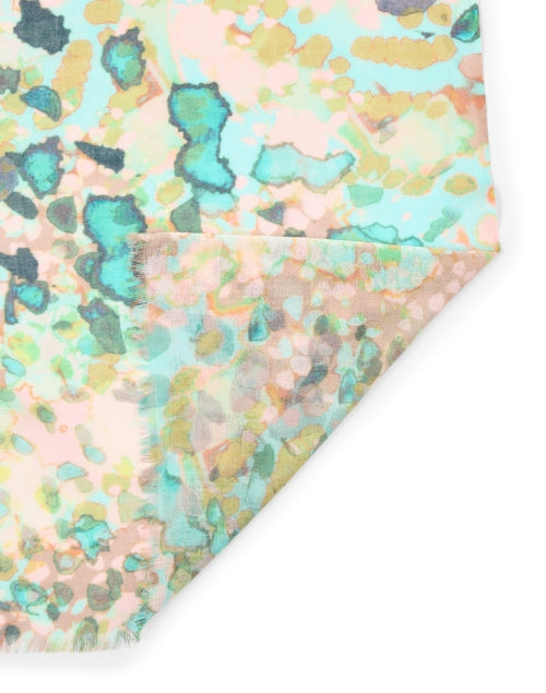 Glimmer Multicolored Silk and Cashmere Blend Scarf - A Stylish Accessory for This Season