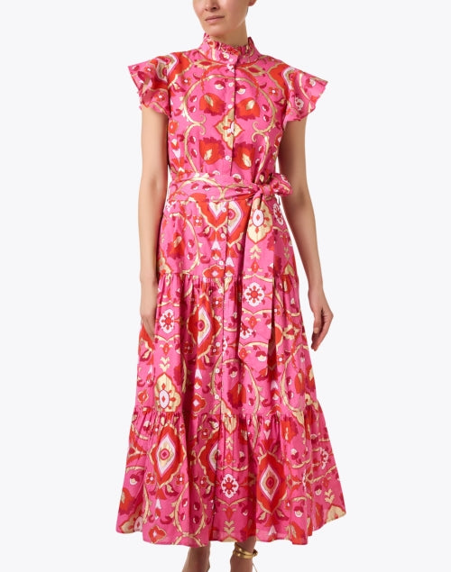 Stylish Mirabella Pink Floral Patterned Women's Dress for All Occasions
