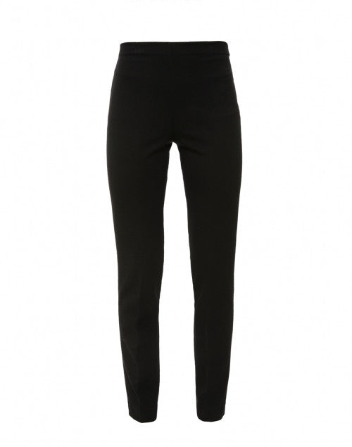 Stylish Black Tapered Stretch Pants with Side-Zip for Men's and Women's Wardrobe