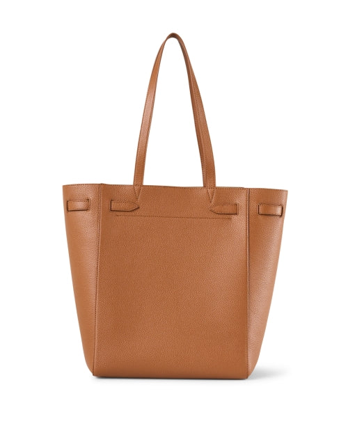 Stylish Adjustable Brown Leather Dash Tote Bag for Everyday Use