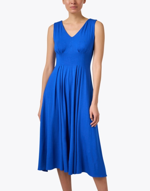 Stylish Women's Sahara Blue Jersey Evening Dress