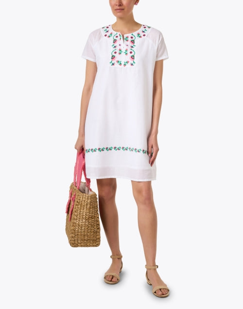 Norah Women's Floral-Embroidered Casual Summer Dress