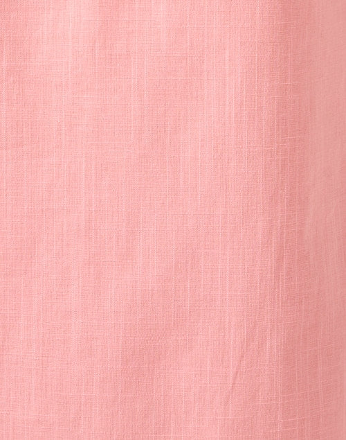 Pink Luxury Embroidered Cotton Mini Dress - Elliana Style