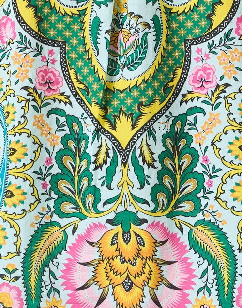 Claire Multicolored Print Cotton Women's Blouse