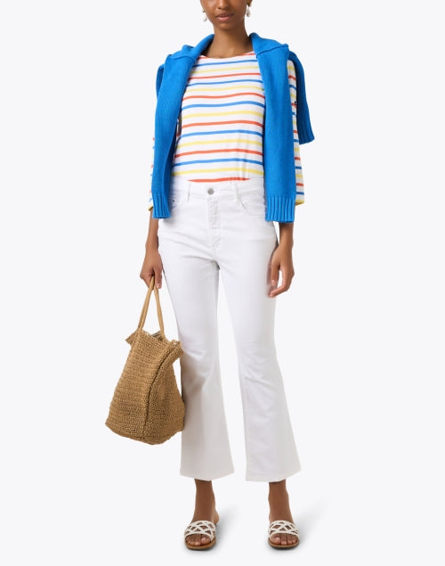 Galathee Luxury Multi Striped Cotton Casual Shirt