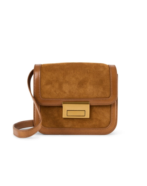 Stylish Desi Luxury Brown Suede Crossbody & Clutch Bag