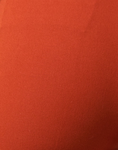 Coleman Orange Stretch Gabardine Slim - Leg Tailored Trousers