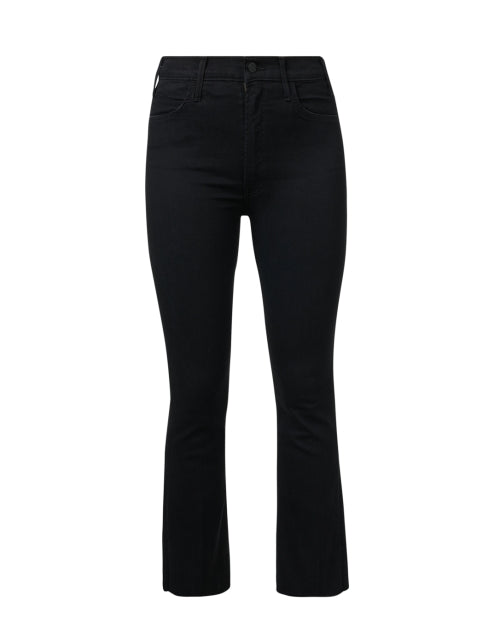Stylish Mother's Black Stretch High Waist Cropped Hustler Jeans