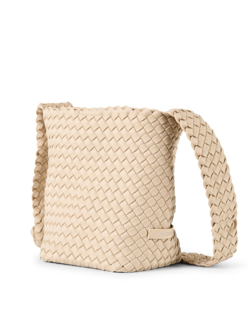 Stylish Laguna Beige Handmade Crossbody Bag for All-Day Comfort