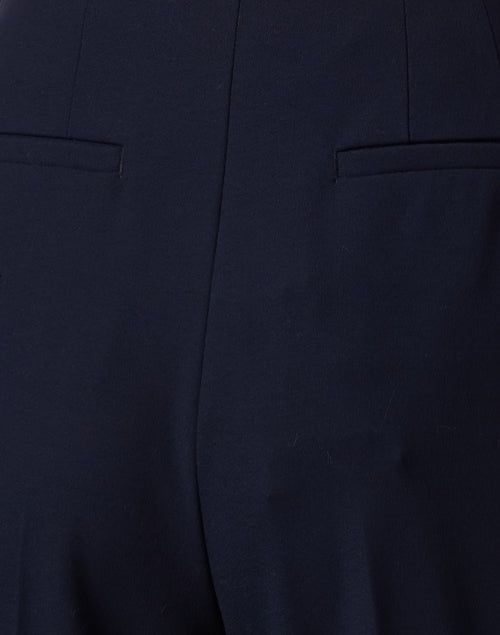 LK Bennett Retro-Inspired Wide-Leg Navy Parker Trouser