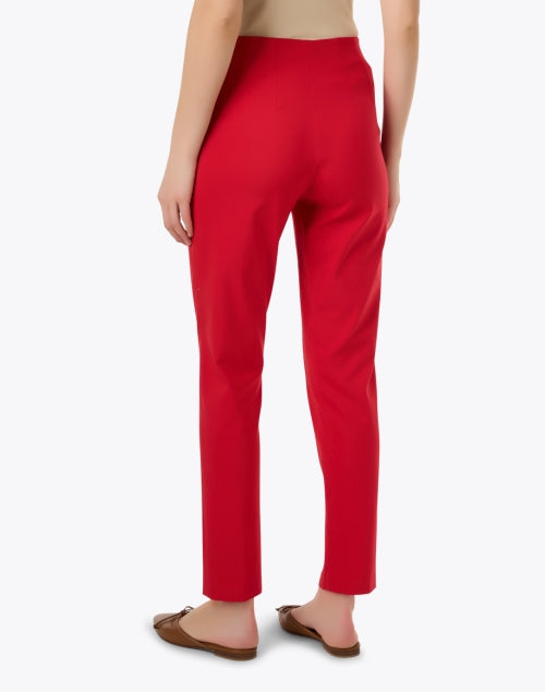 Stylish Sharon Red Pull - On Equestrian Pants for Modern Women
