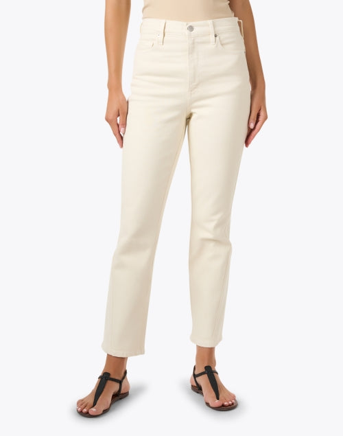 Cream Stretch Straight Leg Camilla Denim Jeans