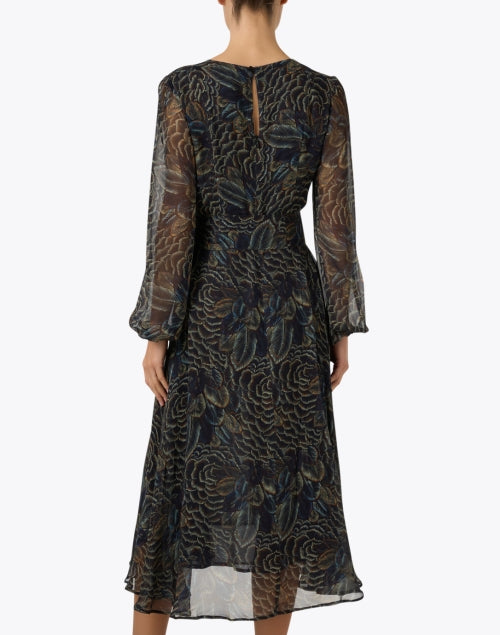 Callie Women's Multi-colored Abstract Floral Printed Dress for Stylish Occasions