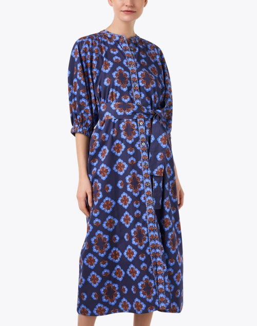 Stylish Mandi Dress with Charming Indigo Print