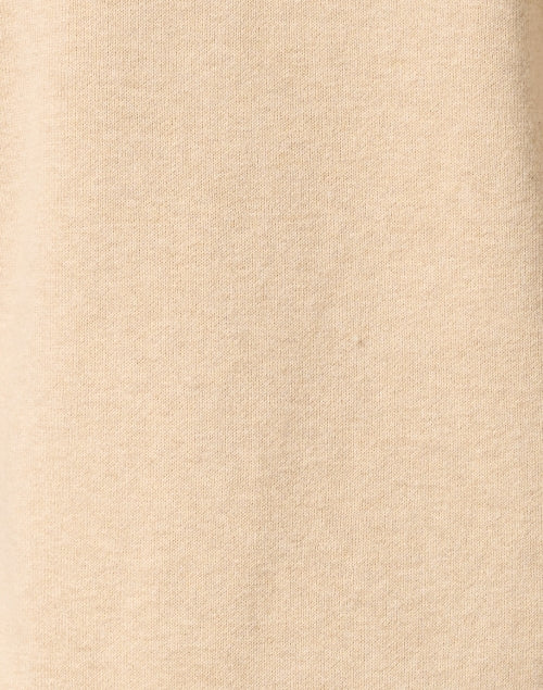Sable Beige Luxury Cotton - Cashmere Longline Travel Coat