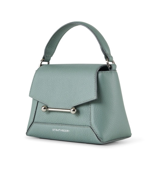 Stylish Nano Mosaic Blue Soft Leather Women's Crossbody Handbag