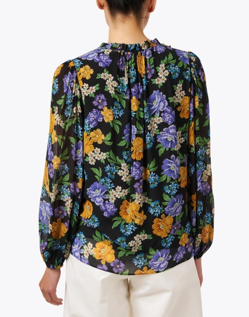 Stylish Caitlin Black Multi - Floral Featherweight Blouse
