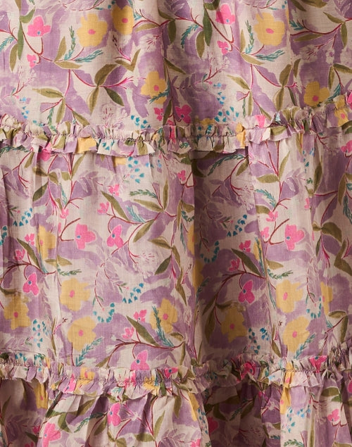 Elegant Lilac Floral Print Kate Dress for All Occasions