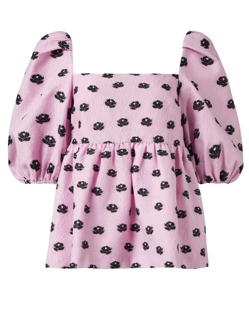 Stunning Baby Pink Jacquard Kinsley Shirt with Modern Design