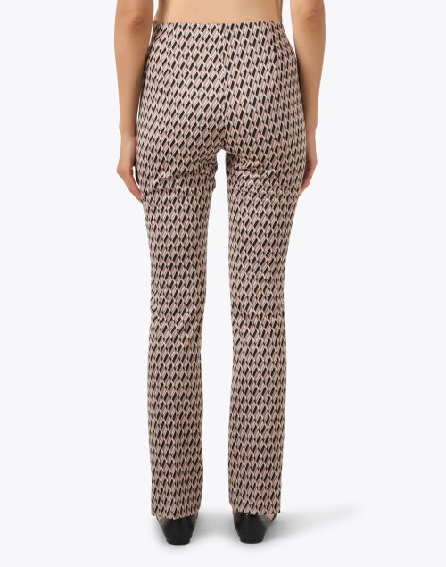 Marc Cain Geometric Patterned Pull - on Pants with Front Pleats