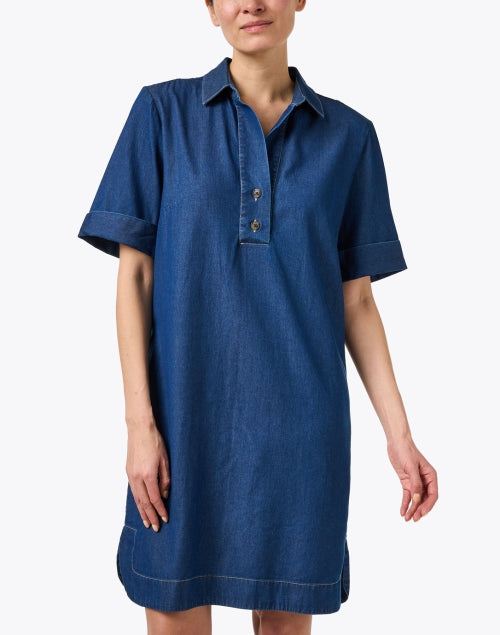 Stylish Aileen Women's Mini Denim Dress for On - the - Go Fashion