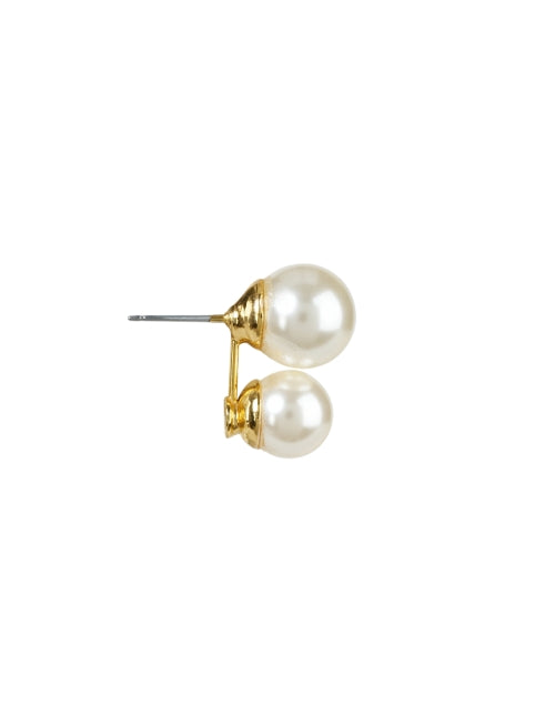 Gretel Style Double Stacked Swarovski Pearl Fashion Earrings