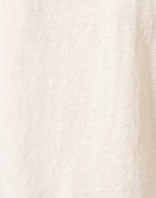 Exquisite Ivory Stretch Linen Blend Shirt for Stylish Outfits
