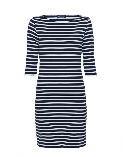 Stylish Propriano Navy and White Striped Women's Everyday Dress
