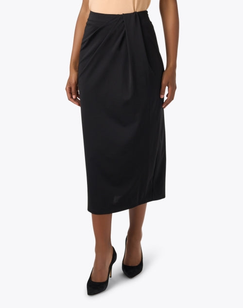 Stylish Hans Black Midi Skirt for a Fashion - Forward Look