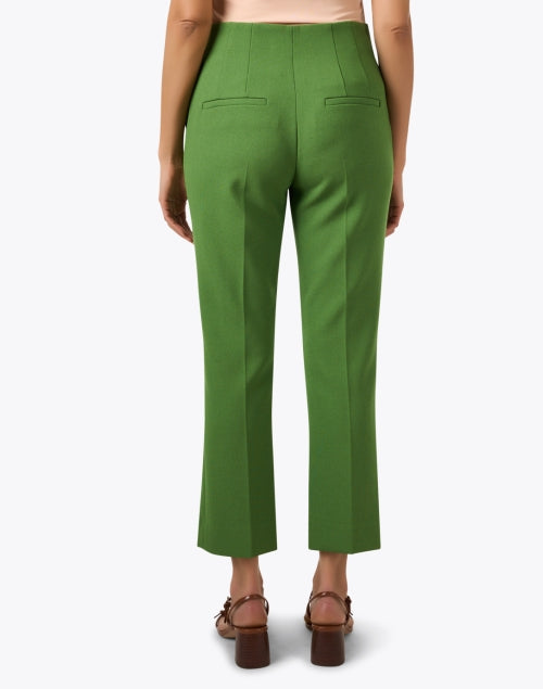 Veronica Beard's Stylish Green Flare Ankle Kean Crop Pants