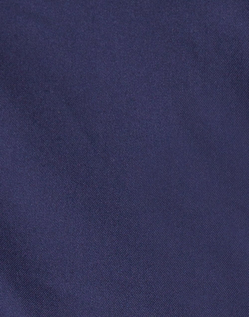 Navy Cotton Poplin Swing Shirt for Timeless Everyday Wear