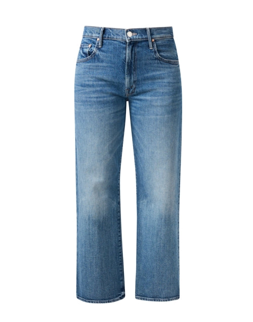 Mother's Mid Rise Maven Blue Denim Jeans - Effortlessly Cool for Everyday Wear