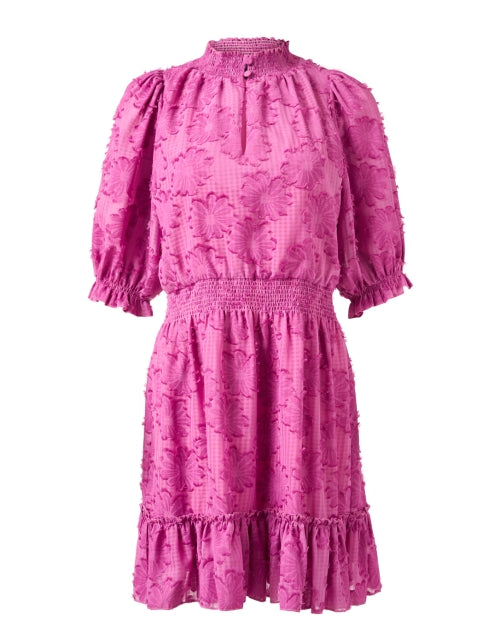 Stylish Bennett Purple Floral Chiffon Dress for New Season