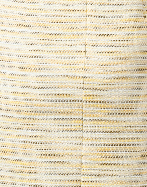 Santorelli's Andi Women's Chamomile Yellow and Ivory Tonal Tweed Sheath Party Dress