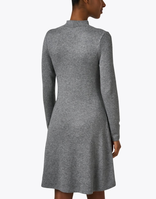Stylish Grey Knitted Women's Dress
