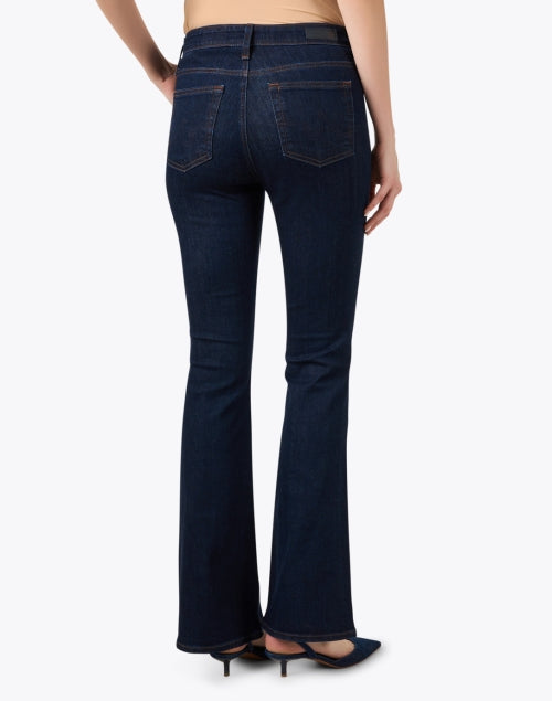 Farrah Indigo Stretch Bootcut High - Rise Jeans for All - Day Comfort